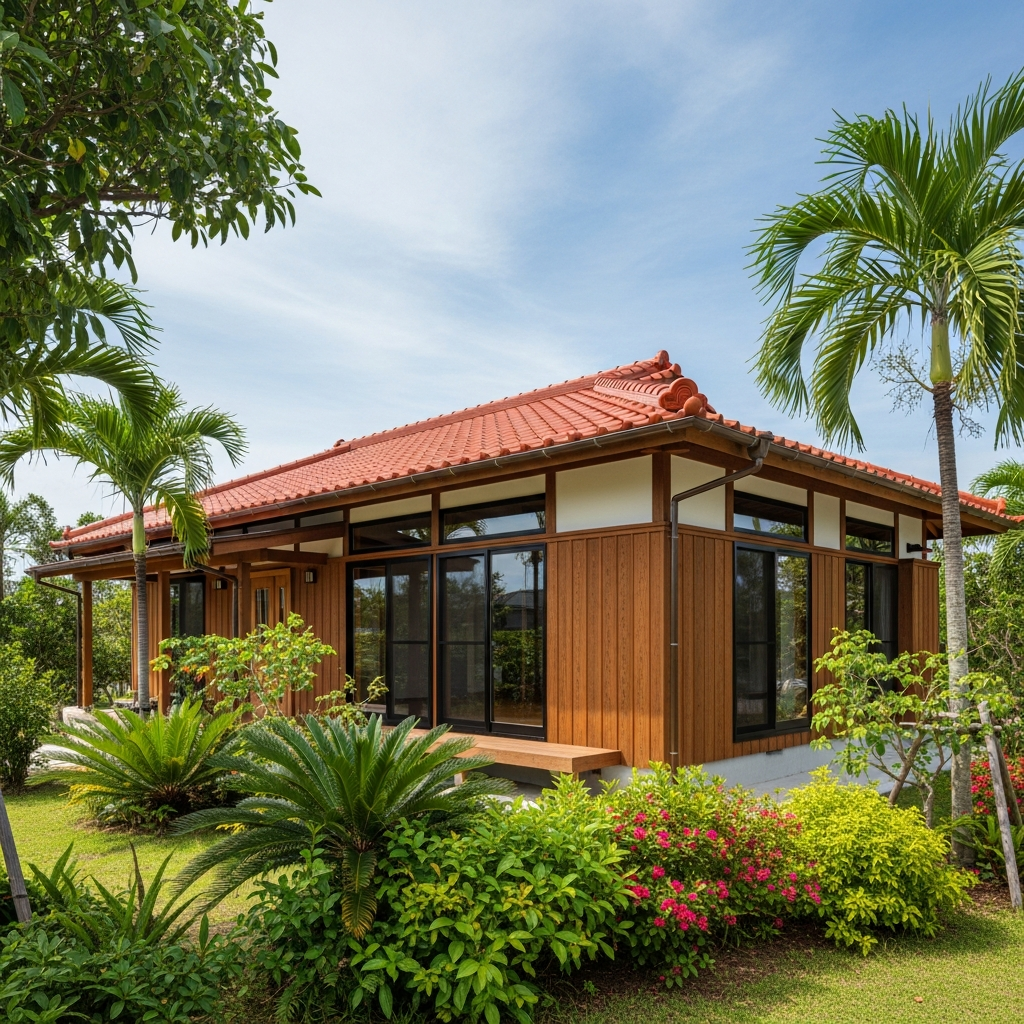 新築の木造住宅外観